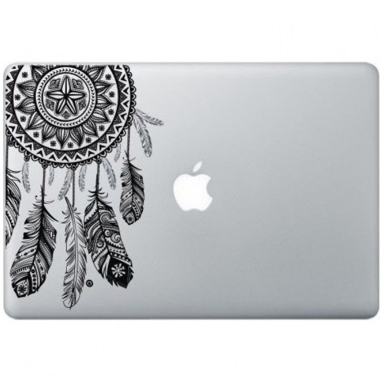 Dromenvanger Macbook Sticker Zwarte Stickers